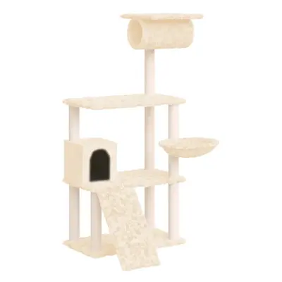 (Cream) vidaXL Cat Tree with Sisal Scratching Posts cm Cat Climber Multi Colours