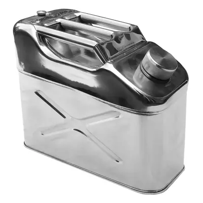 WINCHMAX Jerry Can 10ltr Polished Stainless Steel Fuel Petrol Diesel Oil Water