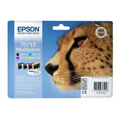 Epson T071540 T071140/240/340/440 4-Pack Inkjet Original Cartridge