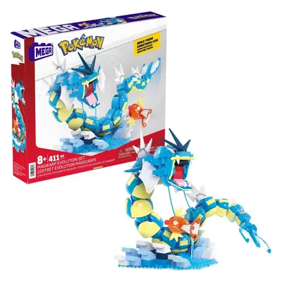 MEGA PokÃ©mon Action Figure Building Toys Set for Kids, Magikarp Evolution Set with Pieces, Buil