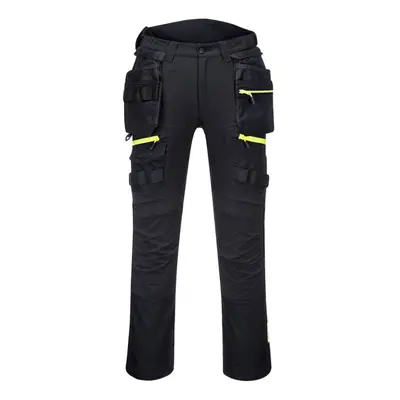 (32R, Black) Portwest Mens DX440 Detachable Holster Pocket Trouser