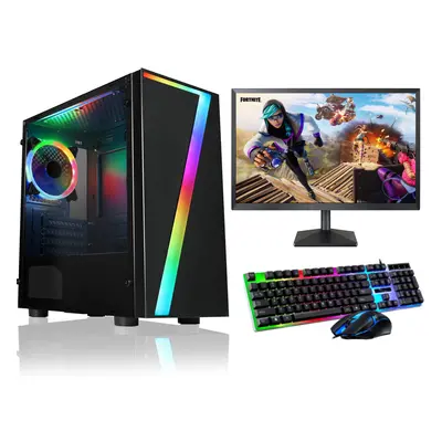 FCS Gaming PC Computer Bundle Intel Quad Core i5 16GB 1TB Win 2GB GT730