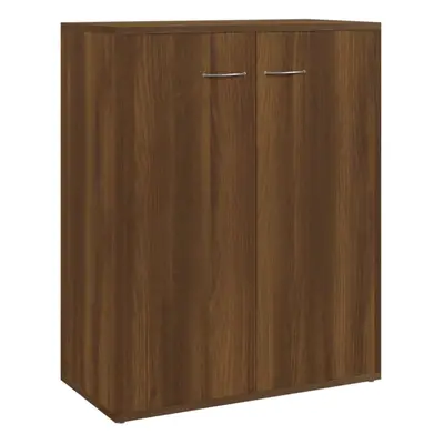 (Brown oak) vidaXL Sideboard Side Cabinet Organiser Cupboard Highboard Engineered Wood