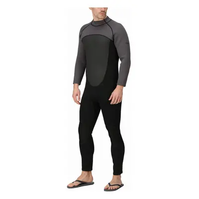 (S/M, Black/Dark Grey) Regatta Mens Lightweight Quick Drying Warm Water Sports Surfing Full Wets