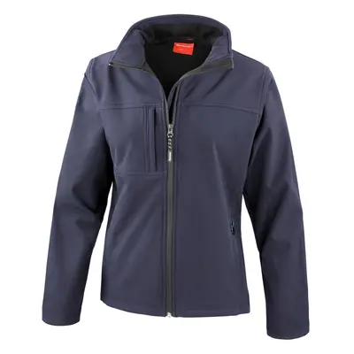 (XL, Navy Blue) Result Womens Softshell Premium Layer Performance Jacket (Waterproof, Windproof 