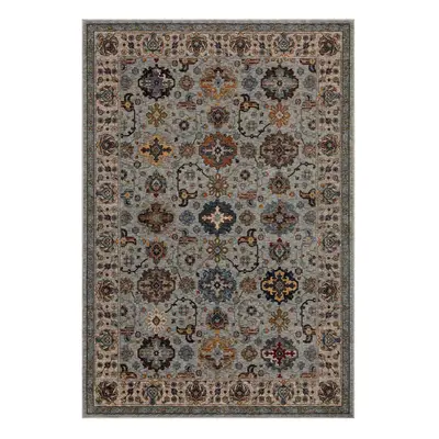 (Grey, 160x235 cm) Luxury Traditional Rugs Vintage Oriental Small Extra Large Hall Runner Rug An