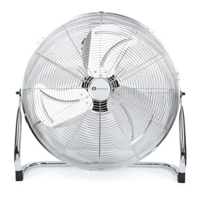 PureMate 20" Chrome Gym Floor Fan, Portable Cooling Fan for Home and office with Speeds and Adju