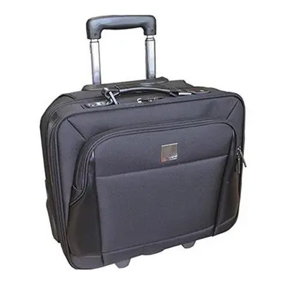 Monolith Executive Business Laptop Overnight Case Wheeled with Telescopic Handle Black Ref