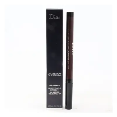 (866 Stain Maroon) Dior On Stage Waterproof Eyeliner 0.01oz/0.55ml New With Box