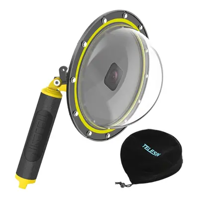 6inch Dome Port Dive Case Underwater 30m with Floating Shank