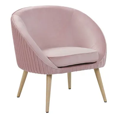 Armchair TROMSO Velvet Pink