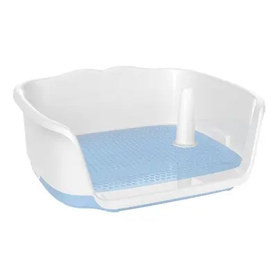 (Blue) Dog Toilet Spacious Washable Urinal for Pet