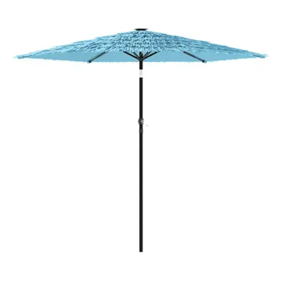 (blue, x x cm) vidaXL Garden Parasol with Steel Pole Outdoor Umbrella Balcony Sun Parasol