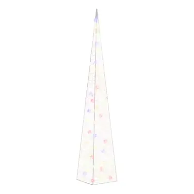 vidaXL Acrylic Decorative LED Light Cone Multicolour Holiday Ornament