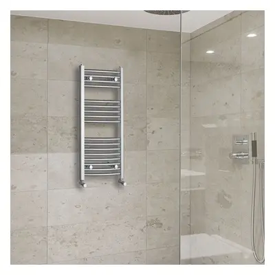 (900x450mm) Warmehaus Curved Heated Towel Rail Central Heating for Bathroom Kitchen Radiator Lad