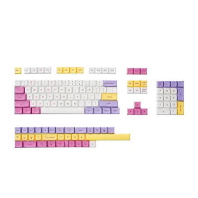 (English) Keys Ice Cream Keycap Set PBT Sublimation XDA Profile English/Japanese Custom Keycaps 