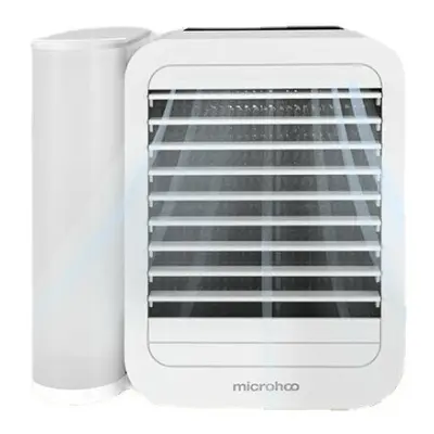 6W 1000ml Water Capacity White Mini Air Conditioner Touch Screen Adjustment Energy Saving Low No