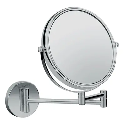 Hansgrohe Logis Universal Bathroom Shaving Mirror Wall Mounted Chrome Round