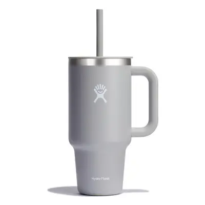 - Travel Tumbler ml (32 oz) with Closable Press-In Straw Lid - Stainless Steel - Double Wall Vac