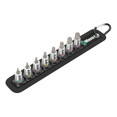 Wera Belt A Zyklop In-Hex-Plus Bit Socket Set With HF, 1/4" Drive