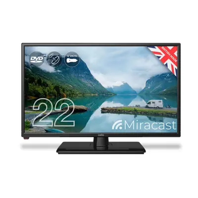 Cello 22" Inch Full HD LED TV Television with Freeview and Built-in DVD Player