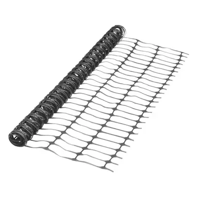 vidaXL Garden Fence m Black Outdoor Fencing Wire Mesh Fence Panel Barrier