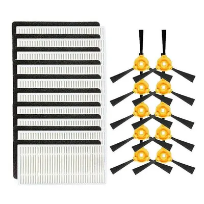 20pcs Replacements for Ecovacs Deebot N79 N79S Vacuum Cleaner Parts Accessories Side Brushes*10 