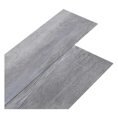 (matte wood grey, 2.51 mÃÂ²) vidaXL Self-adhesive PVC Flooring Planks Underlay Wood Laminate Fl