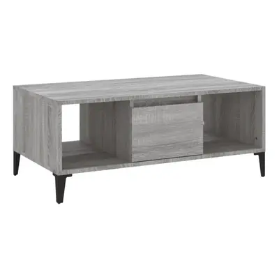 (grey sonoma) vidaXL Coffee Table Engineered Wood Home Side Accent End Table Multi Colours