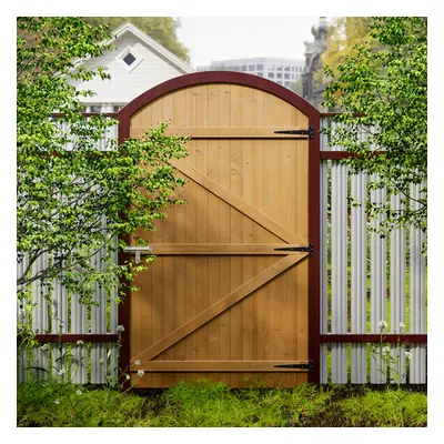 (105*180cm) Semi Braced Arch Top Strong Wooden Garden Gate