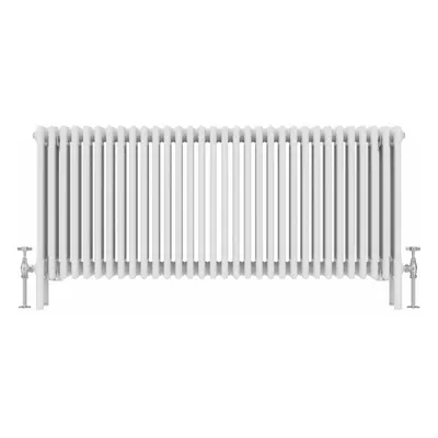 (600x1460mm, White) NRG Traditional Cast Iron Style Style Radiator Four Column Designer Bathroom