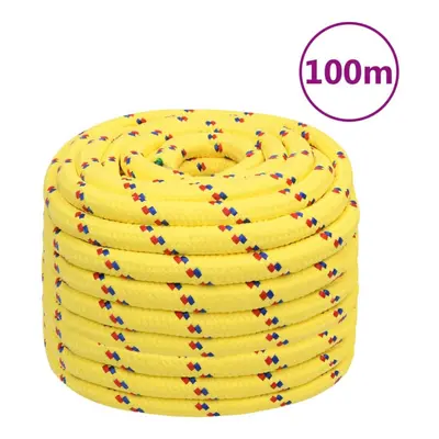 (yellow, mm/ m) Marine Rope Dock Coil Boat Line Polypropylene Rope Multi Sizes Multi Colours