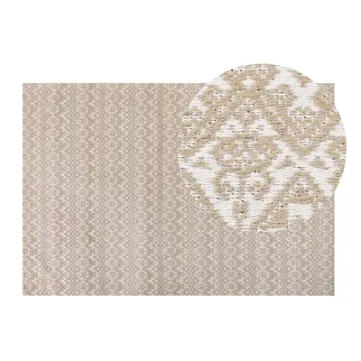 Jute Area Rug x cm Beige ATIMA