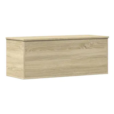 vidaXL Storage Box Blanket Box Toy Storage Chest Sonoma Oak Engineered Wood