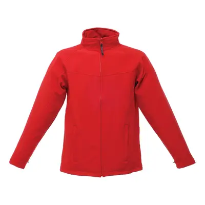 (L, Classic Red/Seal Grey) Regatta Mens Uproar Lightweight Wind Resistant Softshell Jacket