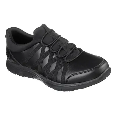 (Black, 5) Skechers Women's Ghenter Dagsby Safety Trainer Black