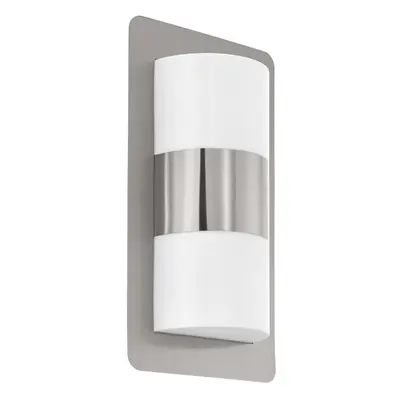 IP44 Outdoor Wall Light Modern Stainless Steel x 10W E27 Bulb Porch Lamp