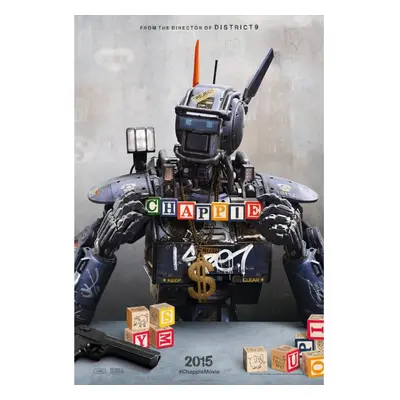 Chappie Original Movie Poster Double Sided Advance Style