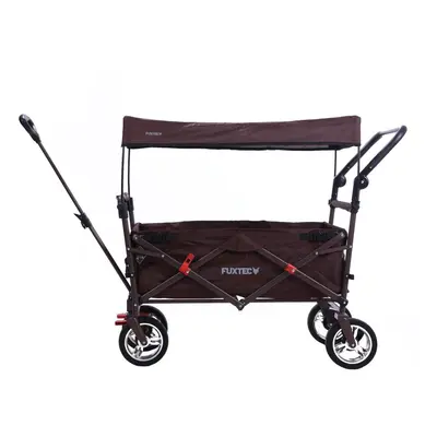 (Brown) FUXTEC Folding Wagon / Foldable Wagon / Trolley / Hand Cart CT-700