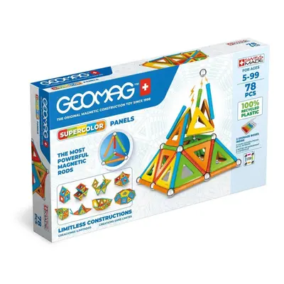 Geomag Supercolor Panels Pieces % Recycled Plastics