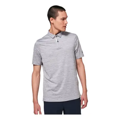 (M, Light Grey Heather) Oakley Mens Contender Heather Hydrolix Wicking Golf Polo Shirt