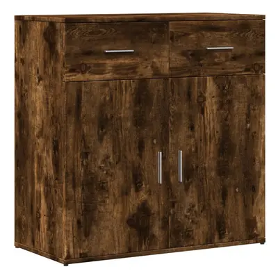 (smoked oak) vidaXL Sideboard Storage Cupboard Side Cabinet Home Highboard Engineered Wood