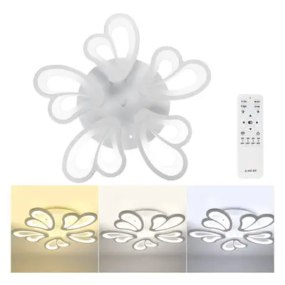 (Stepless dimming with remote control) Heads Modern Ceiling Lamp+Remote Control AC 110-220V Livi