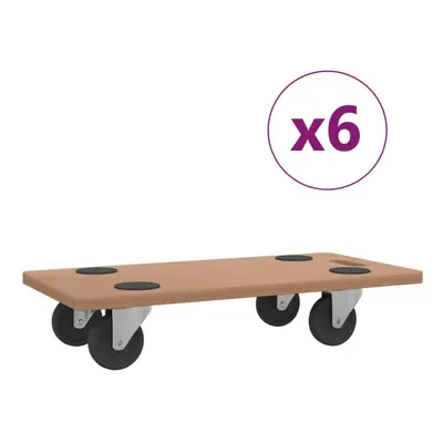 (57.5 x cm/ pcs) vidaXL Dolly Trolleys Moving Dolly Trolly Slider Rectangular Engineered Wood