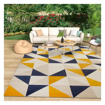 (160cm x 230cm (5ft 3" x 7ft 6")- Large Indoor Outdoor Rug, BRIO) Large Traditional Rugs Carpet 