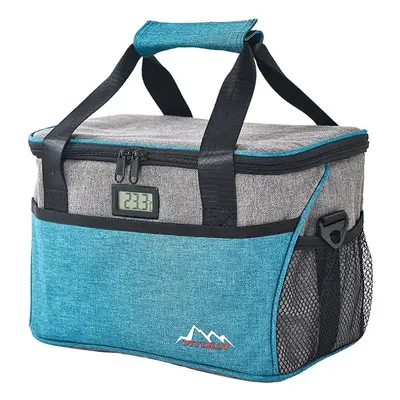 (10L) 10L/15L Camping Thickened Thermal Bag With Temperature Display Waterproof Portable Cooling