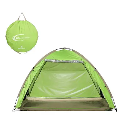 (Light Green) Persons Automatic Camping Tent UPF 50+ Anti UV Beach Tent Sun Shade Canopy Outdoor