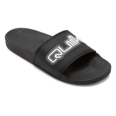 (11, Black) Quiksilver Mens Rivi Summer Beach Pool Flip Flops Slides Sliders