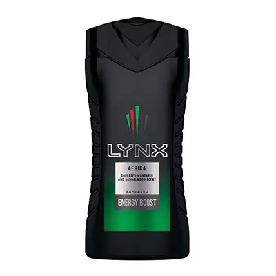 Lynx Africa Shower Gel for Men, Energy Boost, 250ml