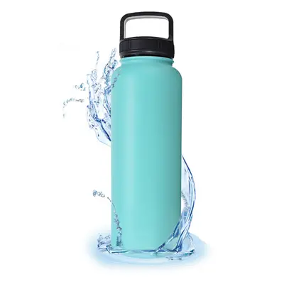 (Light Blue) 1200ML Stainless Steel Water Cup Large Capacity Outdoor Portable Keep Warm Bottle